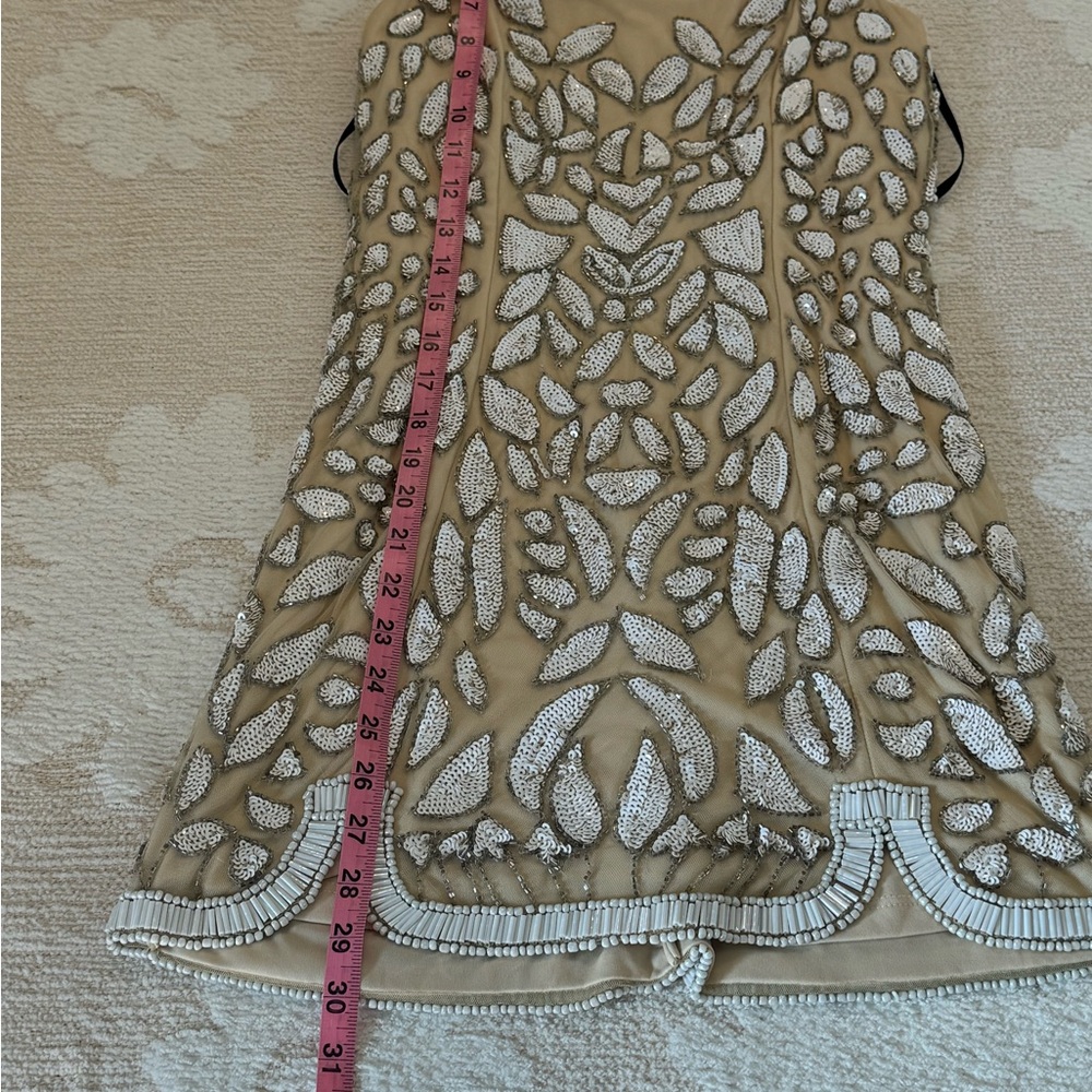 X by NBD Madeline Beaded/Sequin Mini Dress size 0 - Picture 13 of 15